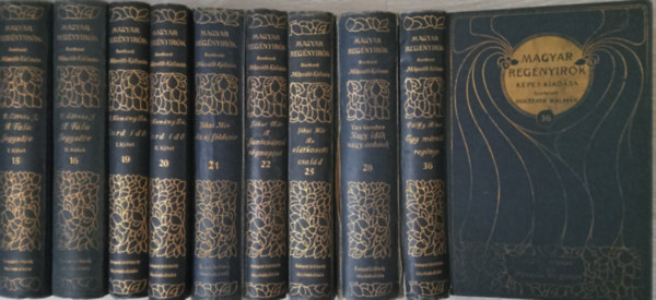 Magyar regnyrk kpes kiadsa 15-16.19-20-21-22-25-28-36