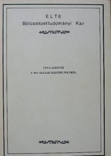 Mezei József - Tanulmányok a XIX. század második feléről