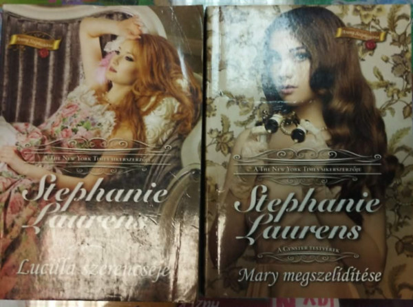 Stephanie Laurens - 2 db Stephanie Laurens k�tet: Mary megszel�d�t�se +Lucilla szerencs�je