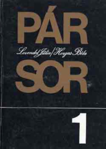 Levendel Jlia-Horgas Bla - Pr-sor 1-6 (mhelynapl)