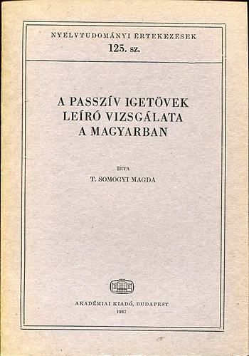 T. Somogyi Magda - A passzv igetvek ler vizsglata a magyarban