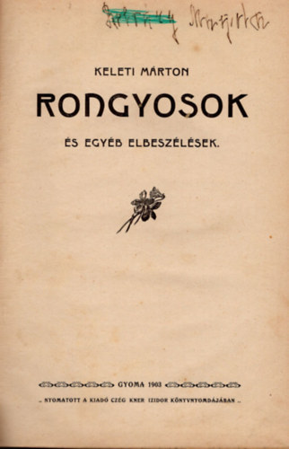 Keleti M�rton - Rongyosok �s egy�b elbesz�l�sek