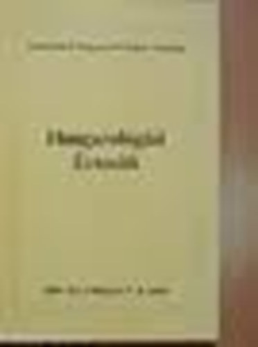 Jankovics J�zsef  (Szerk.) - Hungarol�giai �rtes�t� 1989. XI. �vf. 3-4. sz�m