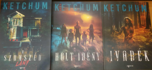 Jack Ketchum - 3 db Jack Ketchum: A szomsz�d l�ny + Holt id�ny + Ivad�k