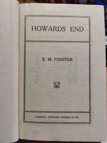Edward Morgan Forster - Howards End