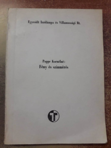 Poppe Korn�ln� - F�ny �s sz�nm�r�s