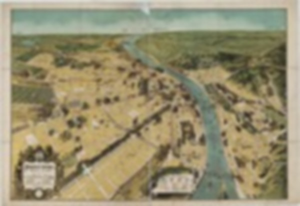 Budapest fvros tjkozsi tervrajza - reprint