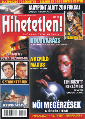 Hihetetlen! magazin II. vfolyam 12. (14.) szm 2002. december