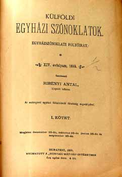 Ribnyi Antal kat.plbnos - Klfldi Egyhzi Sznoklatok  I.-II.  (1899)