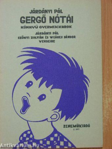J�rd�nyi P�l  (szerk.) - Gerg� n�t�i - K�NNY� GYERMEKKAROK