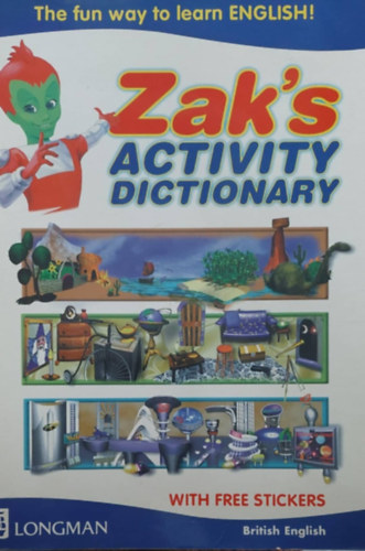 Zak's Activity Dictionary with Free Stickers (angol nyelvknyv gyerekeknek)