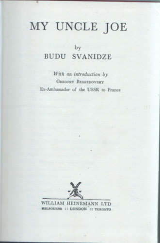 Budu Svanidze - My Uncle Joe
