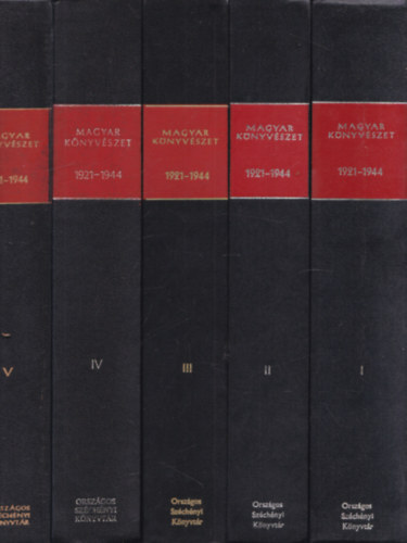Komj�thy Mikl�sn�  (szerk.) - Magyar k�nyv�szet 1921-1944 I-VII.