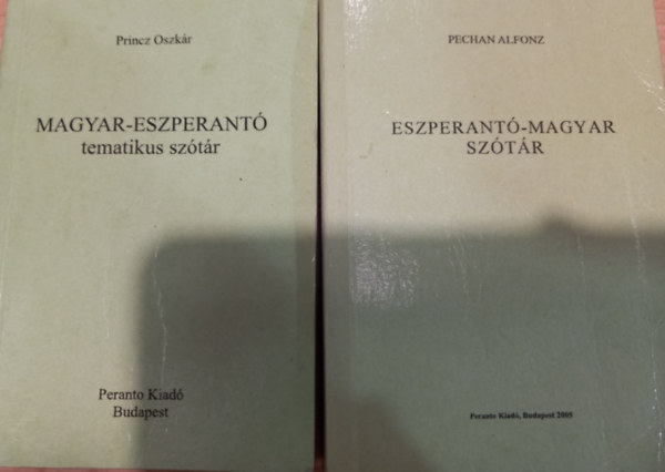 magyar-eszperant tematikus sztr+eszperant-magyar sztr