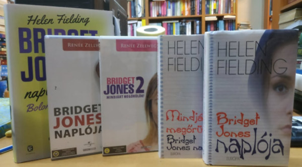 Rene Zellweger, Colin Firth, Hugh Grant Helen Fielding - 3 knyv, 2 DVD Bridget Jones: Bridget Jones naplja; Mindjrt megrlk; Bolondulsig + Bridget Jones naplja 1.-2.