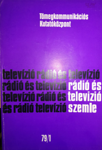 Rádió és televízió szemle 79/1