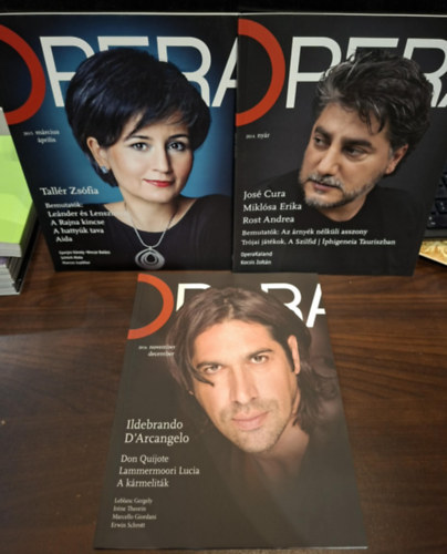 3 db Opera Magazin (szórványszámok): 2014/2015: 14. szám, 2013/2014: 10. szám, 2016/2017 22. szám
