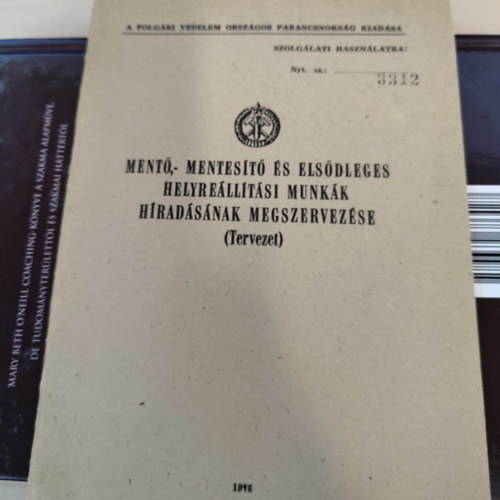 Ment�,- mentes�t� �s els�dleges helyre�ll�t�si munk�k h�rad�s�nak megszervez�se (tervezet)