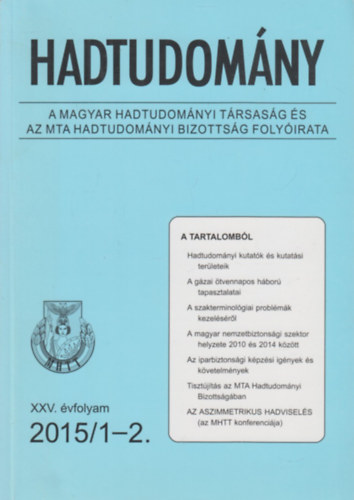 Hadtudomány 2015/1-2.