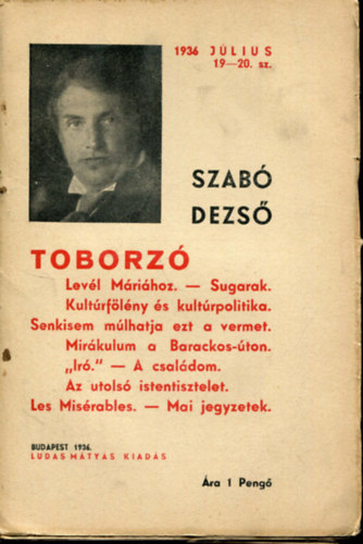 Szab� Dezs� - Toborz� (Szab� Dezs� f�zetek 19-20.)