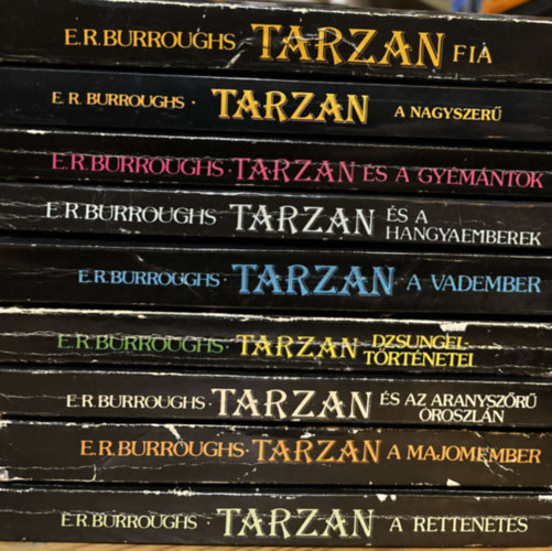 Edgar Rice Burroughs - 9 db Tarzan knyv