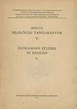 Angol filolgiai tanulmnyok V-VI. (Yolland emlkknyv)