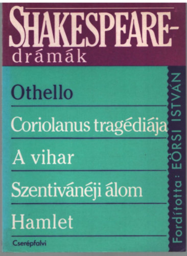 Ersi Istvn ford. - Shakespeare- drmk- Othello