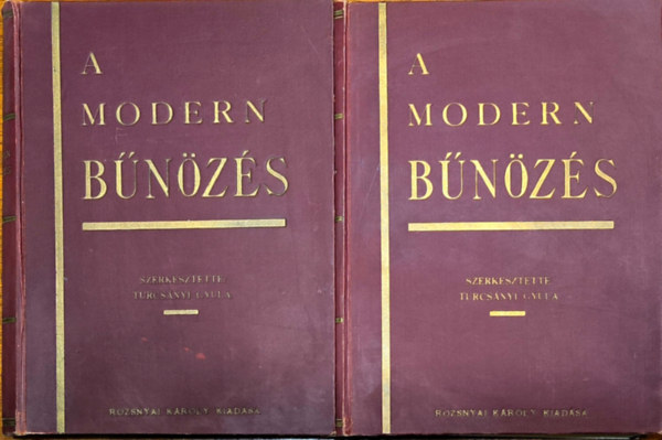 V�ry Albert-Turcs�nyi Gyula - A modern b�n�z�s I-II.