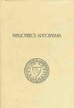 W. Salgó Ágnes (szerk.) - Bibliotheca Apponyiana