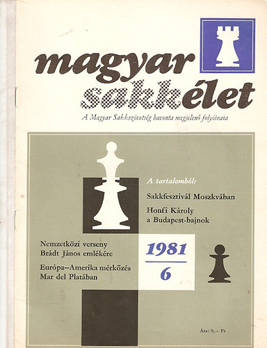 Magyar sakklet 1981/6. szm