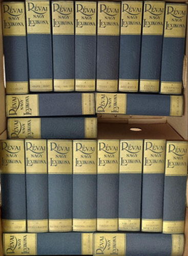 Révai Nagy Lexikona - Az ismeretek enciklopédiája 1 - 21. I-XXI. (Hasonmás kiadás)