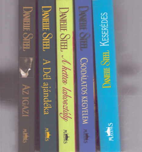 Danielle Steel - 5 db Danielle Steel romantikus regény: Keserédes - Csodálatos kegyelem - A kettes lakosztály - A Dél ajándéka - Az igazi
