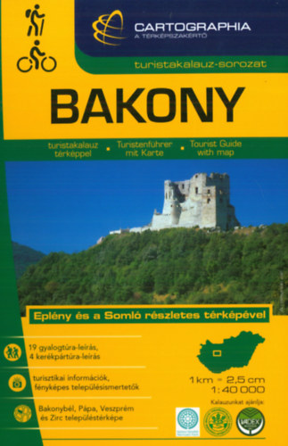 Bakony turistakalauz 1:40 000