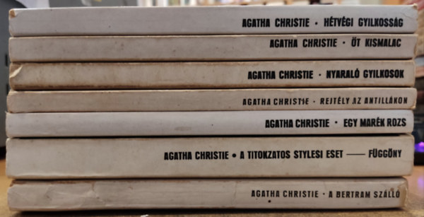 Agatha Christie - 7 db Agatha Christie regny