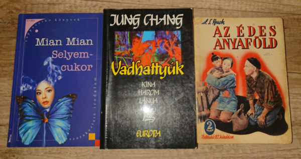 Mian Mian, Jung Chang Pearl S. Buck - 3 regény a kelet szerelmeseinek: Vadhattyúk, Selyemcukor, Az édes anyaföld