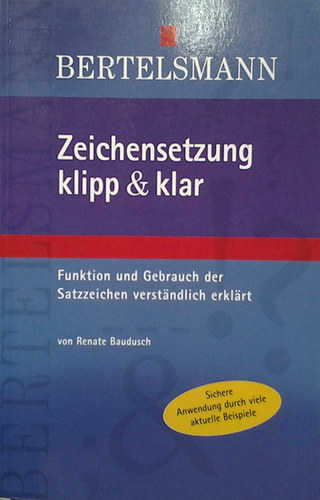 Renate Baudusch - Zeichensetzung klipp & klar