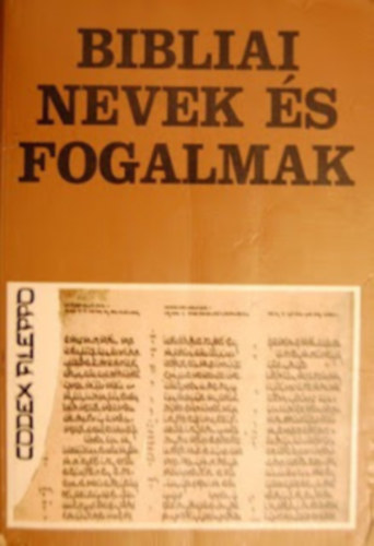 Bibliai nevek s fogalmak