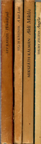 Thury Zsuzsa, Erich Kästner Mikszáth Kálmán - 4 db Pöttyös könyv ( Hókirálynő + Akli Miklós +Agéla + A két Lotti )