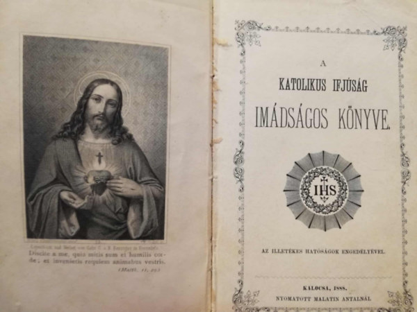 A katolikus ifj�s�g im�ds�gos k�nyve 1888