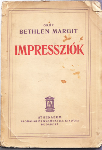 Grf Bethlen Margit - Impresszik (dediklt)
