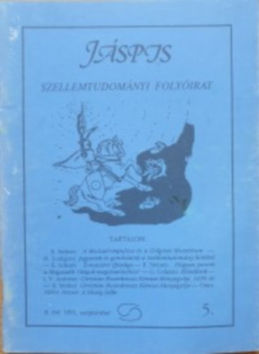 Jspis. Szellemtudomnyi folyirat I. vf. 1. szm