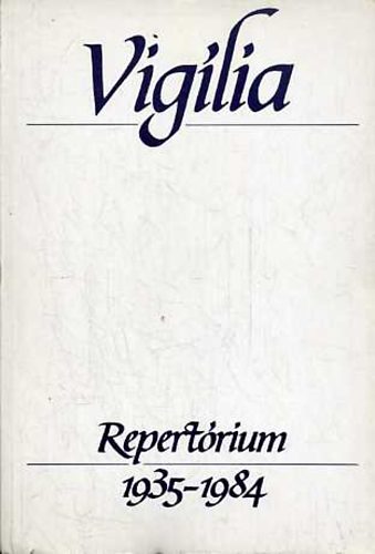 Stauder M�ria (szerk.) - Vigilia Repert�rium 1935-1984