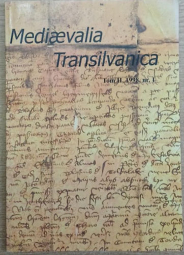 Mediaevalia Transilvanica Tom II., nr. 1.