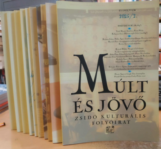 Kbnyai Jnos  (fszerk.) - 10 db Mlt s Jv - zsid kulturlis folyirat (Szrvnyszmok, lapszmok a termklapon)