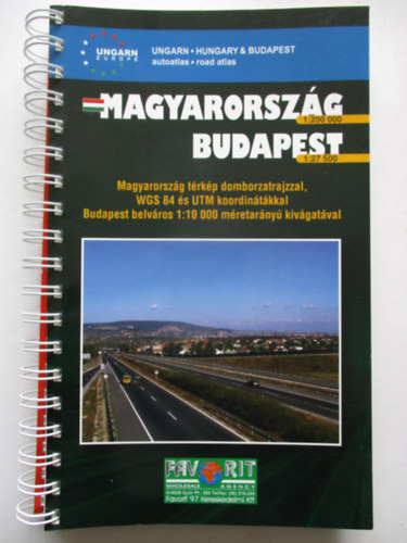Aut�atlasz Magyarorsz�g 1: 200 000, Budapest 1: 27 500