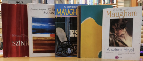 Somerset Maugham - 5 db Maugham: A sznes ftyol + Az rdg sarkantyja + Es + Sr s perec + Sznhz