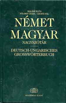 Fldes Csaba, Uzonyi Pl Halsz Eld - Nmet-magyar nagysztr