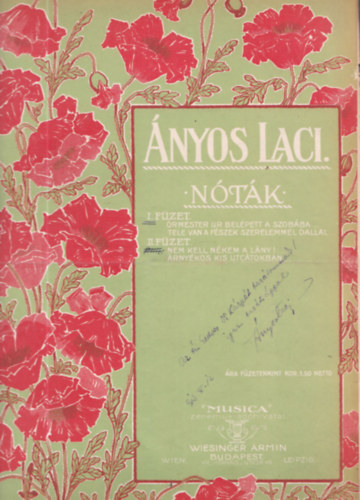 Árnyos Laci nóták (dedikált)