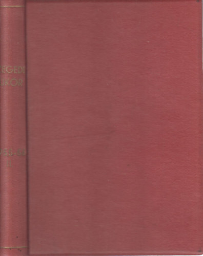 Szegedi t�k�r 1955. szeptember - 1956. szeptember (14 db. lapsz�m, egybek�tve)