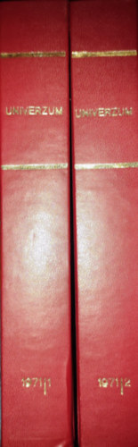 Az Univerzum magazin 1971-es �vfolyama k�t k�tetbe k�tve